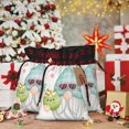 thumbnail image 6 of Sikiie Summer Gnome,Cute Gnome Christmas Gift Bags Drawstring Gift Bags Sacks Drawstring Bag Holiday Linen Xmas Wrapping Bags for Presents Party Gift-Black, 6 of 8