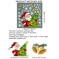 thumbnail image 2 of Christmas Snowflake Window Clings Stickers for Glass, Xmas Decals Decorations Holiday Snowflake Santa Claus Reindeer Decals for Party, 2 of 5