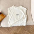 thumbnail image 1 of Camiseta sencilla de algodón sin mangas para bebé, chaleco bonito a la moda para niños, Top de temporada de verano, ropa Unisex para niños 2024, 1 of 5