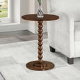 thumbnail image 4 of Classic Accents Venetian Islands Spindle Table in Espresso Wood Finish, 4 of 6