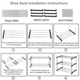 thumbnail image 4 of 2X Stackable Small Shoe Rack, Entryway, Hallway and Closet Space Saving Storage and Organization (3-Tier, Black), 4 of 4