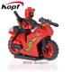 thumbnail image 1 of Figuras Lego Minifiguras De Bloques De Construcción Deadpool SpiderMan Ghost Rider Moto, 1 of 4
