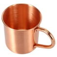 thumbnail image 1 of 2X Pure Copper Moscow Mule Mug Solid Smooth Without Inside Liner For Cocktail Coffee Beer Milk Water Cup Home Bar Cool, 1 of 7