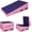 Purple+Pink, variant on Matladin Incline Gymnastics Wedge Mat, Folding Gymnastics Mat for Kids Girls Home Training Exercise
