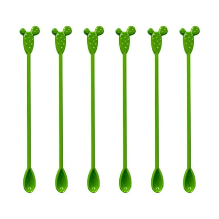 

Famure Cocktail Swizzle Sticks|6Pcs 8 Flamingo Cactus Reusable Novelty Swizzle Sticks|Decorative Cocktail Stirrers for Tropical Beach Party