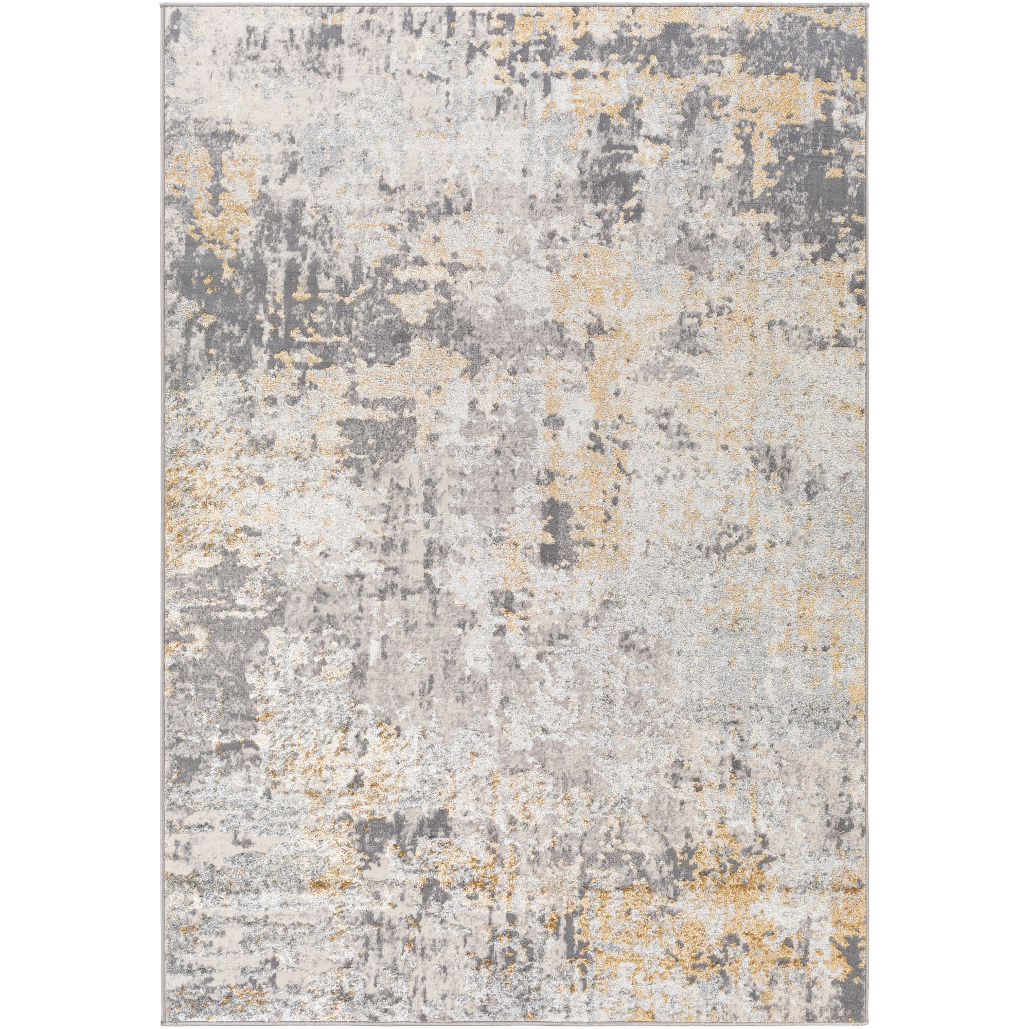 Firenze Grey/Beige 9' x 12' Modern Rectangle Area Rug
