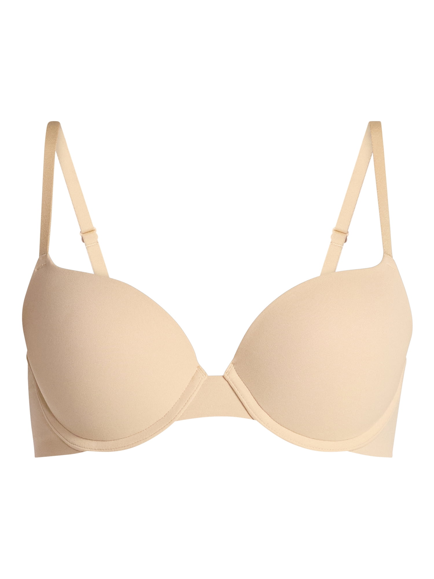 No Boundaries Fit Stretch Push Up Underwire Bra, Women's 34A-42DD