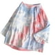 thumbnail image 2 of Fiudx Tops para Mujer Camiseta de Manga Corta con Estampado Tie-Dye para Mujer, Pantalón Corto Informal a La Moda, 2 of 3