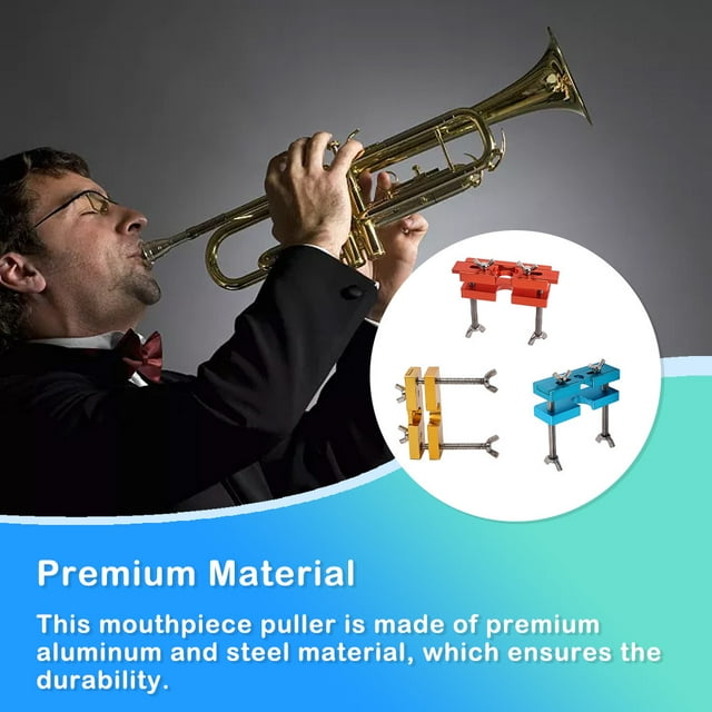Tiroir à Bec Professionnel Accessoires d'Instrument Tiroir Équipement de Musique Trompette Outil Remplacé Pièce Aluminium Acier Cornet Remover Rouge
