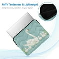 thumbnail image 2 of FORMRS 15-15.6 inch Laptop Sleeve Case Soft Carrying Quilted Computer Bag Cover, White Cartoon Swan, 2 of 7