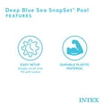 thumbnail image 4 of Intex Deep Sea Blue 8ft x 18in SnapSet Instant Swimming Kiddie Pool, 4 of 8