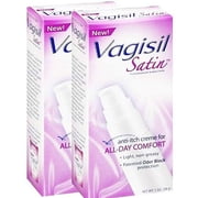 Vagisil Satin Anti-Itch Creme, 2 Pack