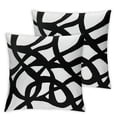 thumbnail image 2 of Nawypu Abstract Graffiti Pillow Covers,Modern Art Line Throw Pillow Cases Double-Sided Square Pillowcases Set of 2 for Home Decorative Living Room Sofa Bedroom Outdoor, 2 of 6
