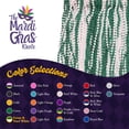 thumbnail image 3 of THE MARDI GRAS KREWE Mardi Gras Beads 33 Inch 7mm, 10 Dozen, 120 Necklaces Green and White Pearl, 3 of 6