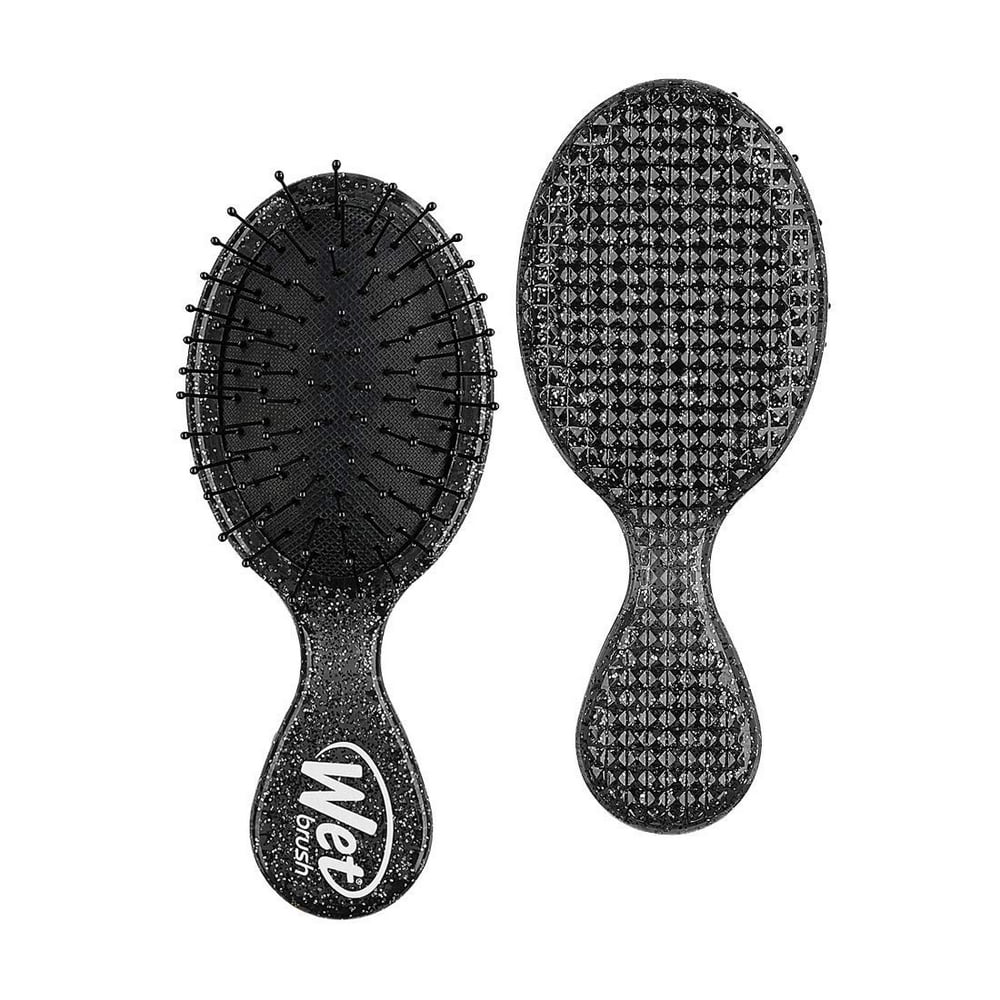 Wet Brush Mini Detangler Rock N Roll Black Glitter