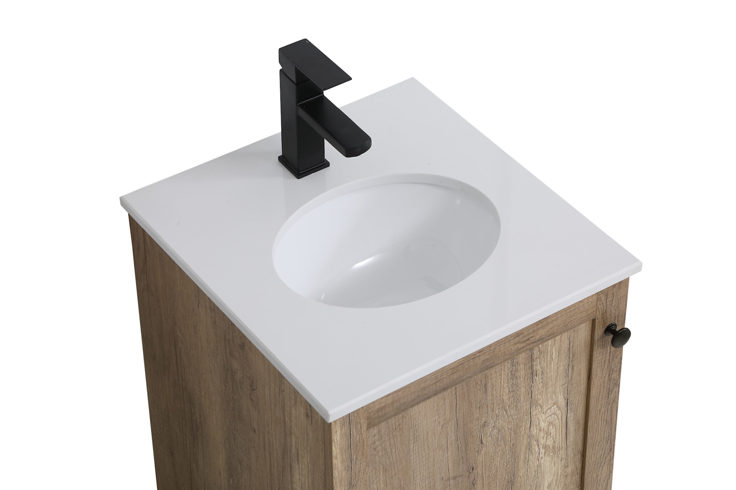 Elegant Kitchen and Bath 18 Inch Single Bathroom Vanity In Mango Wood