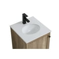 thumbnail image 5 of Elegant Kitchen and Bath 18 Inch Single Bathroom Vanity In Mango Wood, 5 of 7