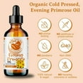 thumbnail image 2 of Organic Cold-Pressed Evening Primrose Oil 100% Pure Skin Hair Face Moisturizer, 2 of 9