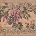 thumbnail image 1 of Vinaigre de Raisin Violet sur Mur Ancien Mur Large Bord Design Rétro, Rouleau 15' x 10'', 1 of 3