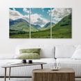 thumbnail image 2 of Wall26 Canvas Wall Art Set of 3 Emerald Green Mountain Meadow Nature Wilderness Photography Realism Decorative Landscape Prints Rustic Country/Farmhouse Wall Decora - Unframed 24"x36"x3, 2 of 5