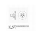 thumbnail image 4 of Winstop Brake Rotor and Hub Assembly, Front WS235118, Ford F-150 1996-1995, 4 of 4