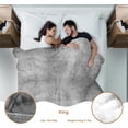 thumbnail image 4 of Electric Heated Blanket King Size 90"×100", Fleece Heated Throw Blanket with 10 Heating Levels & 10H Auto Off, Fast Heating Blanket for Bed Couch, Machine Washable (King (U.S. Standard)), 4 of 10