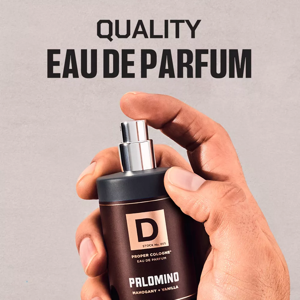 Duke Cannon Supply Co. Proper Cologne Palomino Scent, Mahogany & Vanilla, 1.7 fl oz