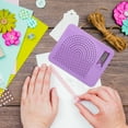 thumbnail image 4 of SHISUYAN Quilling Board Set with Pin for DIY Use Nonslip ABS Violet 6.3 Inches, 4 of 9