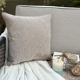 thumbnail image 2 of Euro Sham, Mocha European Pillow Shams 26x26 inch (65x65 cm), Linen Euro Shams, Sea Creatures, Corals, Sea Weeds, Pearl, Beach Style European Pillow Covers - Pearl Shrub, 2 of 10