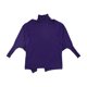 thumbnail image 1 of Alfani Womens Turtleneck Poncho Sweater, Púrpura, X-Small Alfani Poncho, 1 of 1