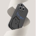 thumbnail image 4 of Enhance Your iPhone Experience: Fun Graphic Matte Dual-Layer Silver Phone Case for iPhone 15 Pro Max 14 13 12 Pro 11, 4 of 4