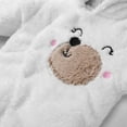 thumbnail image 5 of Baby Newborn Baby Snowsuit Onesie Winter Coat Warm Bear Footie Romper for Infant Girls Boys, 5 of 9