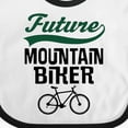 thumbnail image 4 of Inktastic Biking Future Mountain Biker Boys or Girls Baby Bib, 4 of 4
