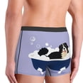 thumbnail image 2 of Haiem Bernese Mountain Dog Sitting Bath Tub Men's Boxer Briefs, Every Day Comfort Stretch Cotton Moisture-Wicking Underwear-Small, 2 of 8