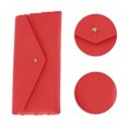 thumbnail image 2 of Estuche para gafas de botón triangular Unique Bargains, simple y portátil, almacenamiento de gafas, rojo, 2 of 3