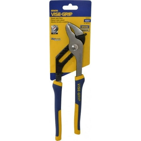 

Irwin 10 OAL 2 Max Capacity 7 Position Groove Joint Tongue & Groove Pliers ProTouch Handles