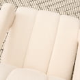 thumbnail image 3 of DRKAT Mid Century Accent Chair Set of 2, Comfy Living Room Chairs, Modern Upholstered Sofa Chair, Boucle Armchair, Lounge Reading Chair for Living Room, Bedroom (Ivory), 3 of 7