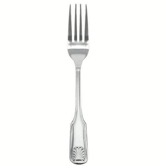 Excellante Flatware-Sea Shell stainless steel dinner fork, comes in dozen