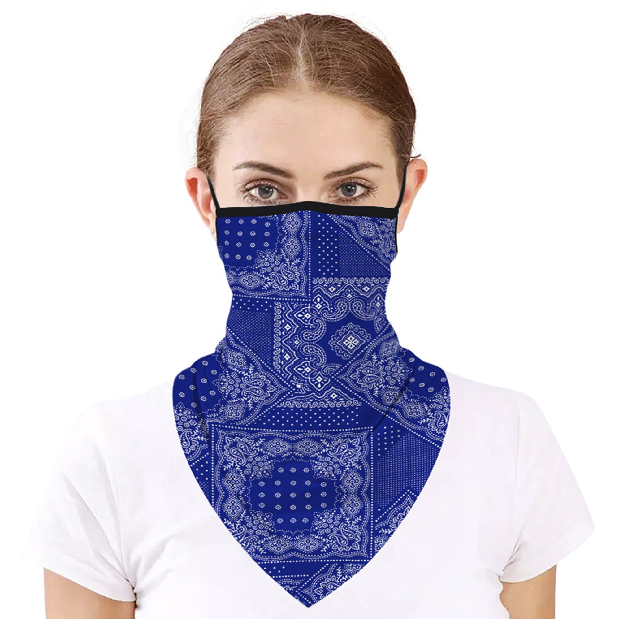 Unisex Outdoor Bicycle Bandana Triangle Scarf Neck Tube Ear Hanging  Face   #L^