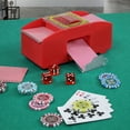 thumbnail image 5 of WYZworks Red Casino 2 Deck Automatic Playing Card Shuffler - Battery Operated Electric for Blackjack and Poker Playing Card Games (1-2 Deck, Cards and Battery not Included), 5 of 6