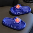 thumbnail image 2 of Fesfesfes Glowing Kids Slippers,Boys Non-slip Soft Sole Casual Slides,Comfortable Light Up Indoor Outdoor House Slippers Children Daily Footwear, 2 of 5