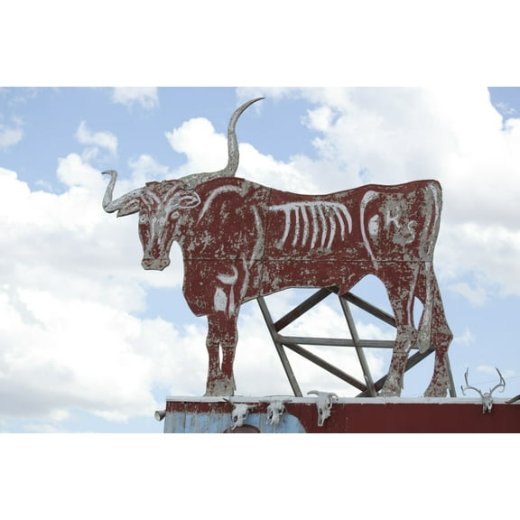 Print: Stock Yards Sign, South Dakota, 2009