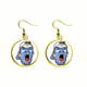 thumbnail image 1 of Argentina maquillaje facial gritando Cap Ear Dangle Golden Drop Earring Jewelry Mujer Unbranded M, 1 of 3