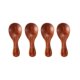 thumbnail image 3 of 4pcs, Wooden Spoon, Simple Spice Spoon, Condiment Spoon, Kitchen Spoon, Vintage Tableware, Creative Short Handle Spoon, Multifunctional Spoon, Coffee Spoon, Soup Spoon, Kitchen Stuff, Kitchen Gadgets, 3 of 4