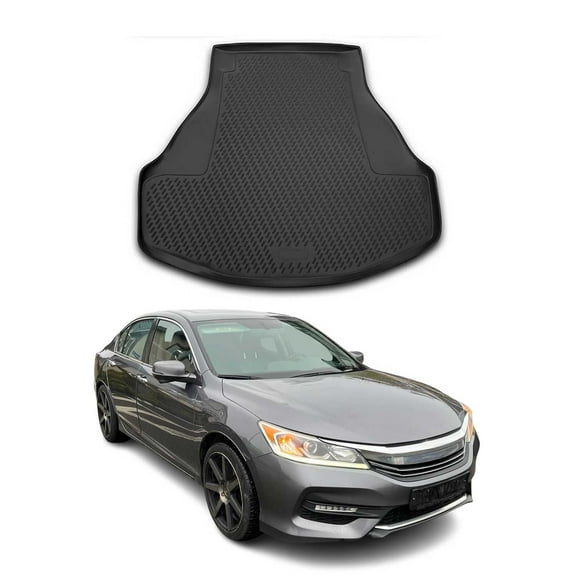 OMAC Cargo Mats Liner for Honda Accord Sedan 2013-2017 Waterproof TPE Black