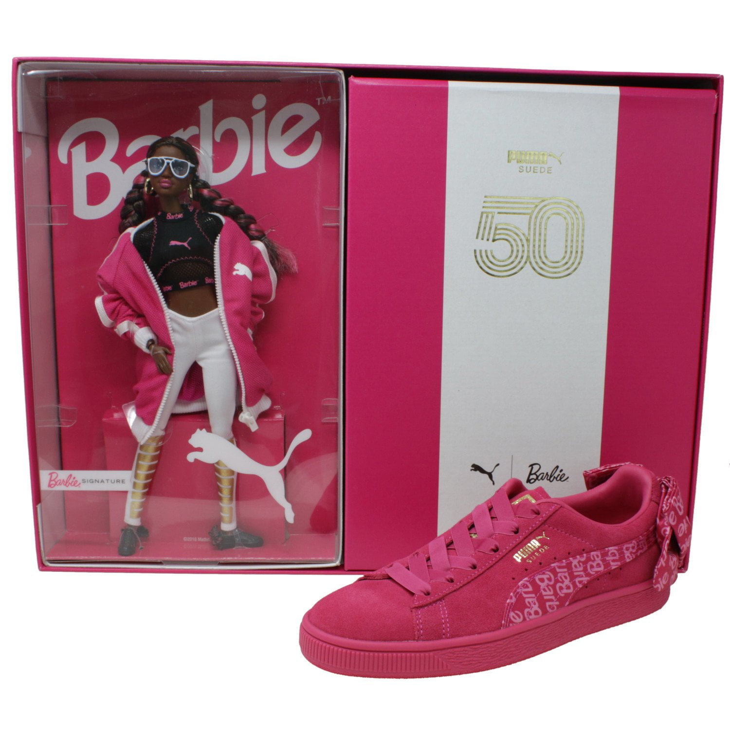 puma x barbie shoes