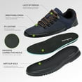 thumbnail image 4 of OrthoComfoot Men's Fashion Sneakers with Arch Support, Comfortable Waterproof Shoes for Plantar Fasciitis, Orthopedic Walking Shoes for Heel and Foot Pain Relief, 4 of 6