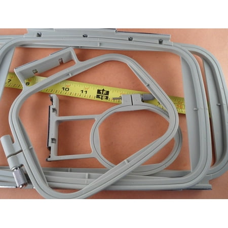Pixie Plus Sewing Machine Embroidery Hoop Set for Brother Machines PE-770 700 700II 750D 780D Innov-is 1000 1200 1250D - Babylock Ellure Ellure Plus Emore -Embroidery Hoop SA442 ,SA443 , SA444, SA445 ()