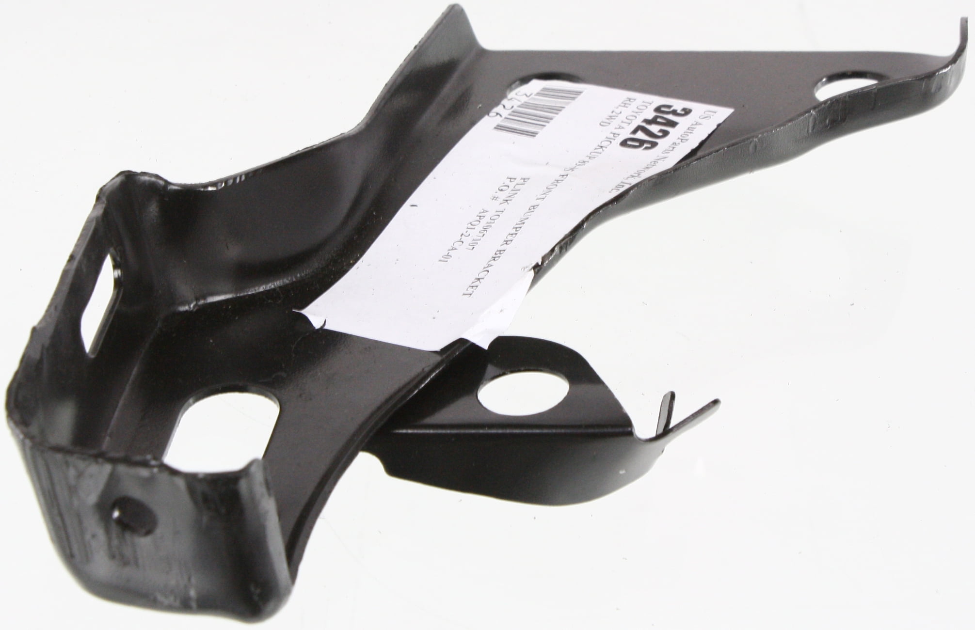 Replacement 3426 Bumper Bracket Compatible For 1989-1995 Toyota Pickup Front, Right Passenger