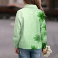 thumbnail image 4 of Riecok Long Sleeve Shirts for Boys St Patrick's Day Lapel Collared Graphic Print Button up Blouse Holiday Dressy Tops, 4 of 8